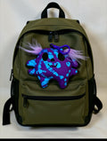 'Uggokin' Palm Monster Plush Keychain- Purple Clown