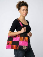 My Mini & Me Pink Checkered Bag (Lrg)