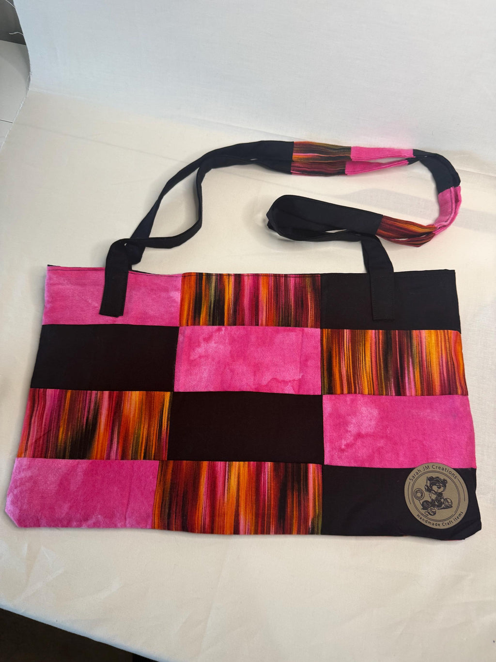 My Mini & Me Pink Checkered Bag (Lrg)