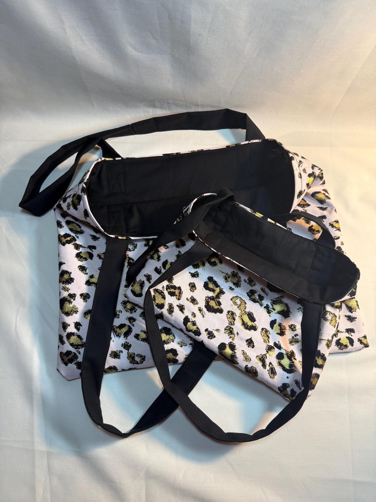 My Mini & Me Pink Cheetah Bags (Lrg)