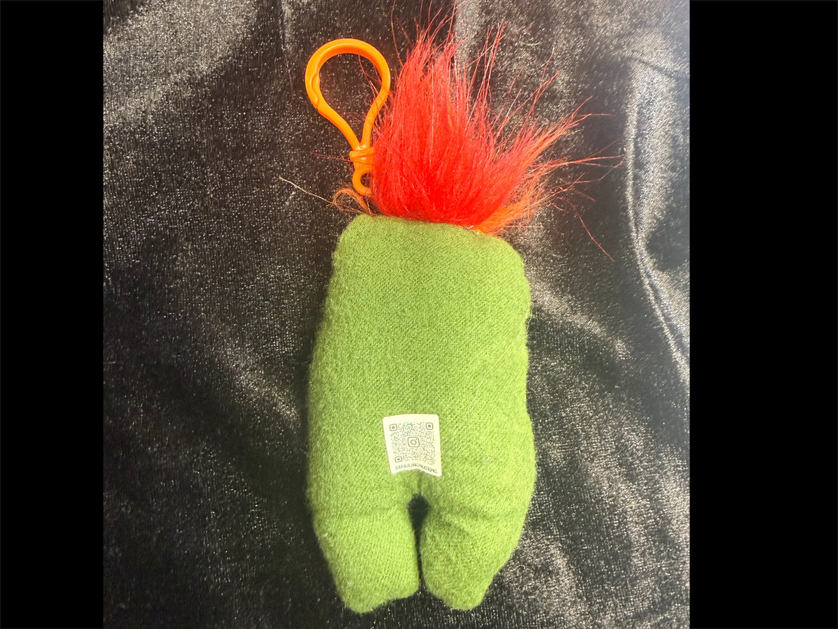 'Uggokin' Palm Monster Plush Keychain- Sinister