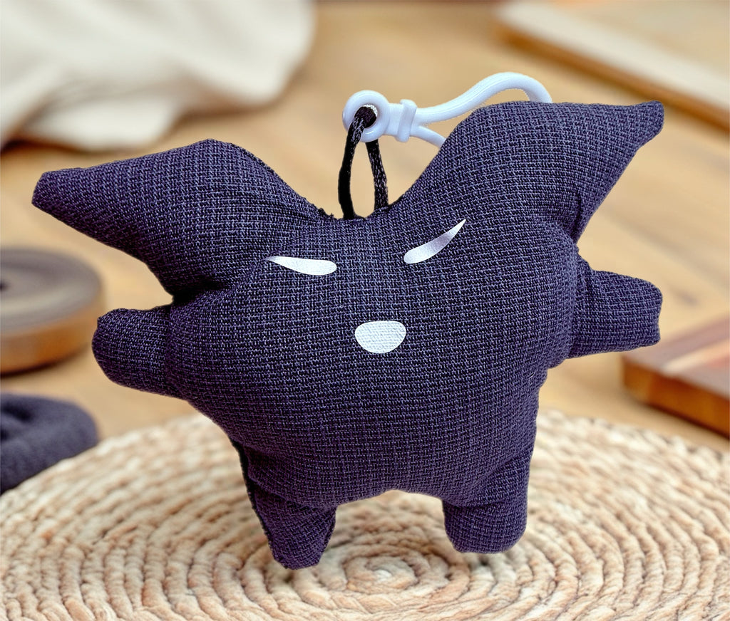 'Uggokin' Palm Monster Plush Keychain- Horned