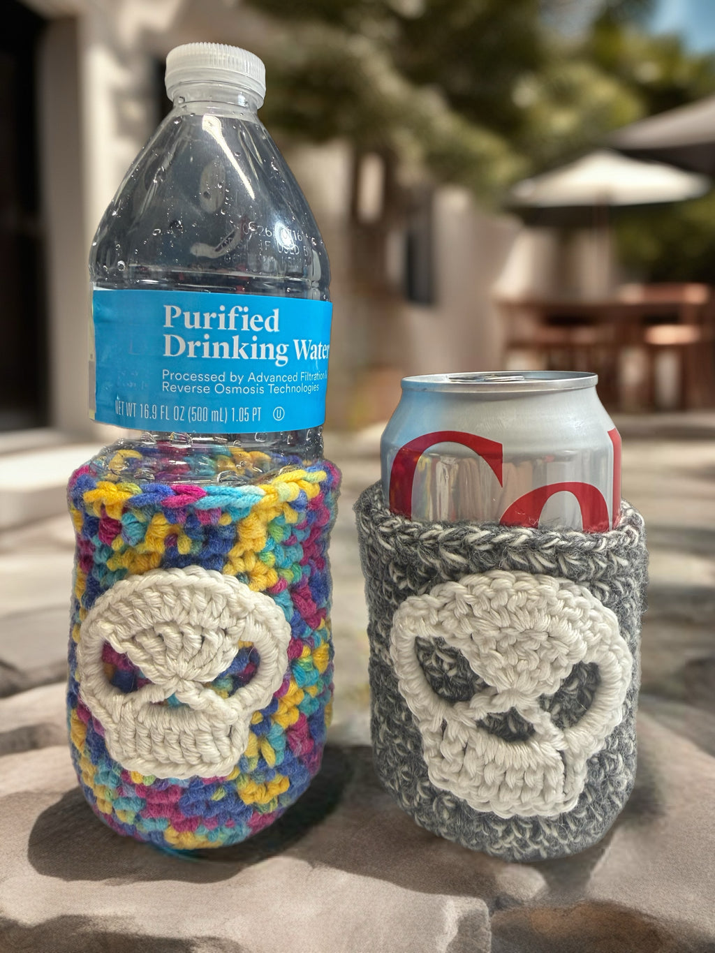 Crochet Glow-in-the-Dark Koozie