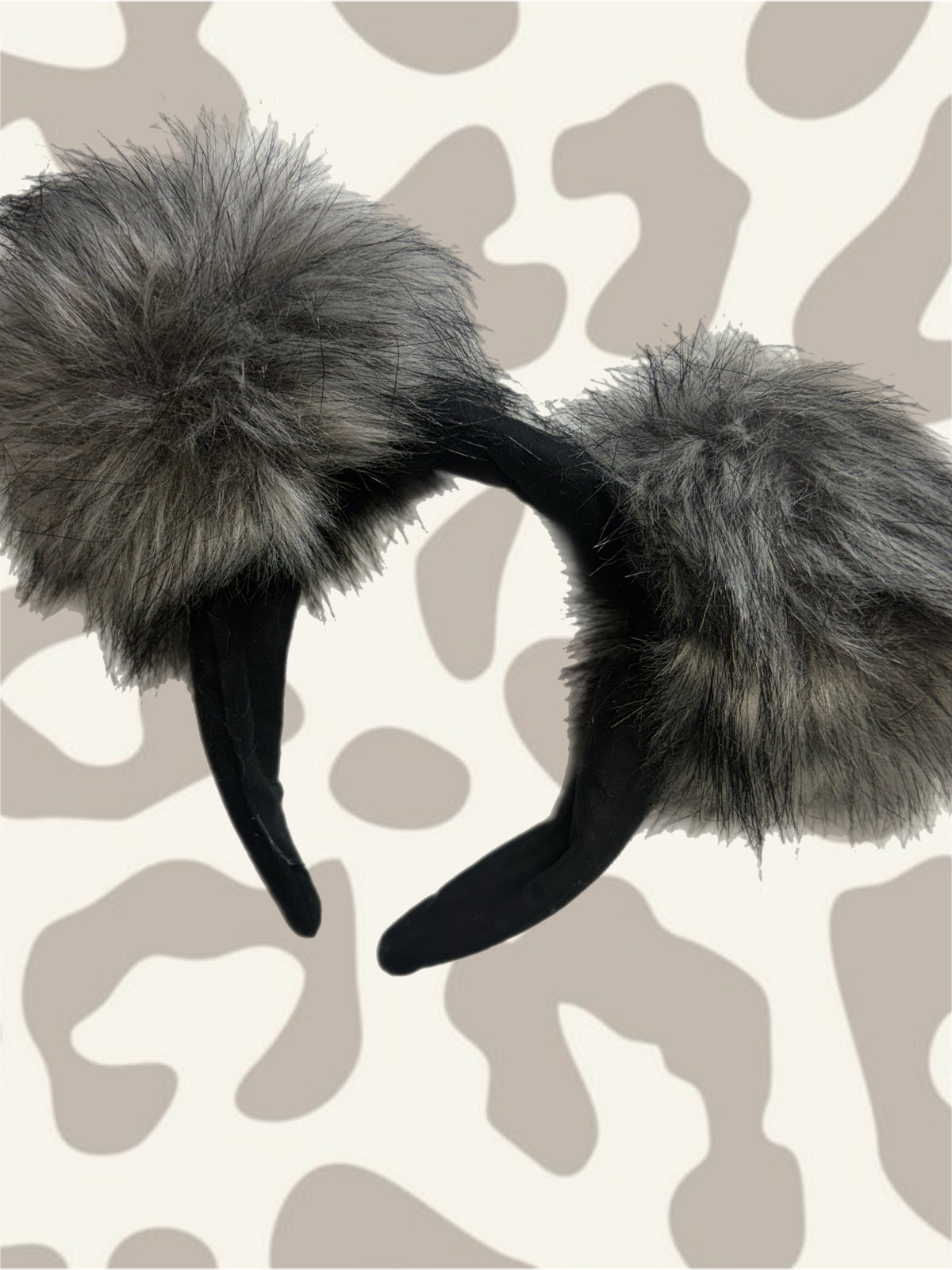Cosplay Mask- Full Headband (Lrg Blk Pom)