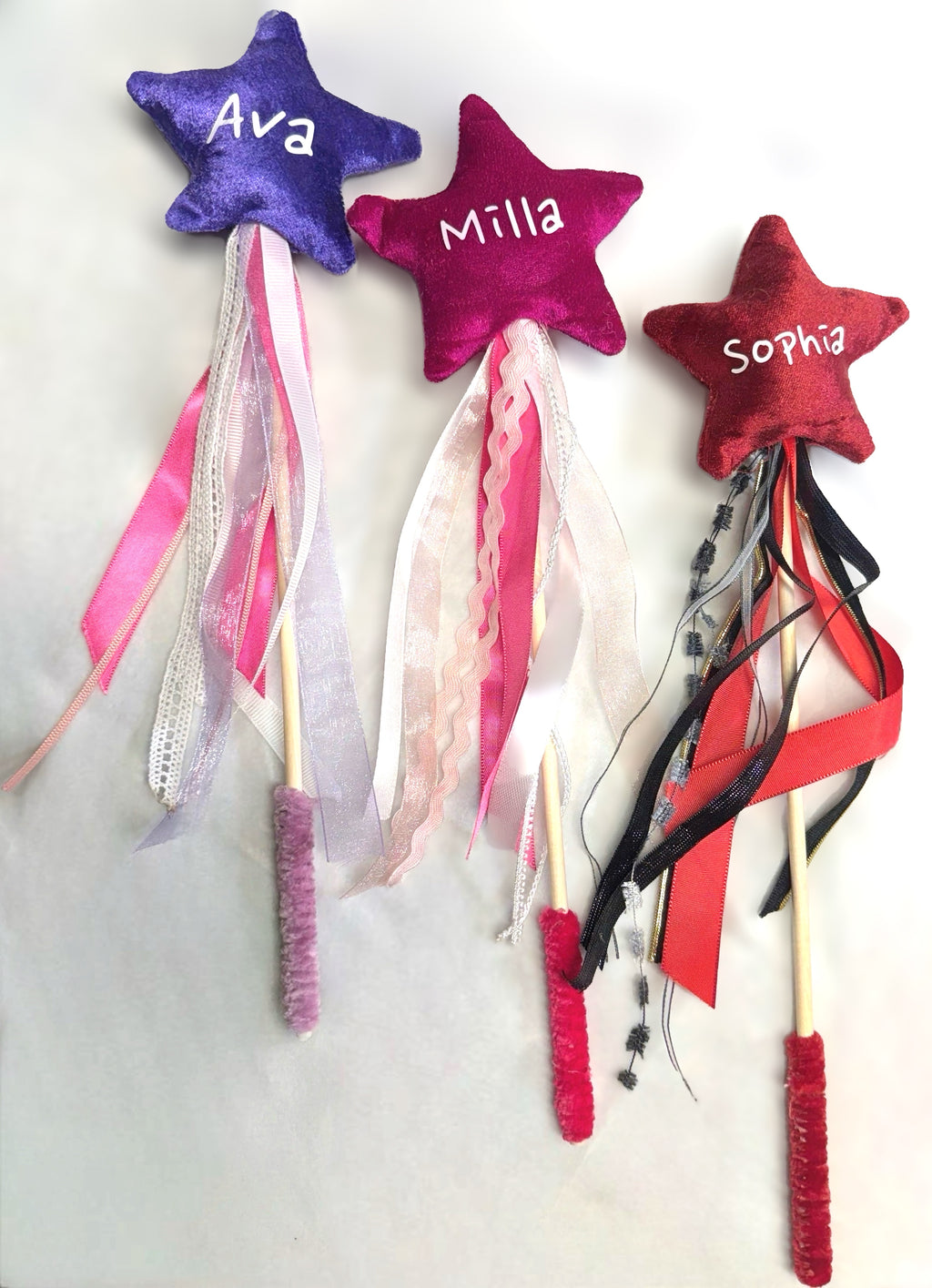 Personalized Fabric Wands