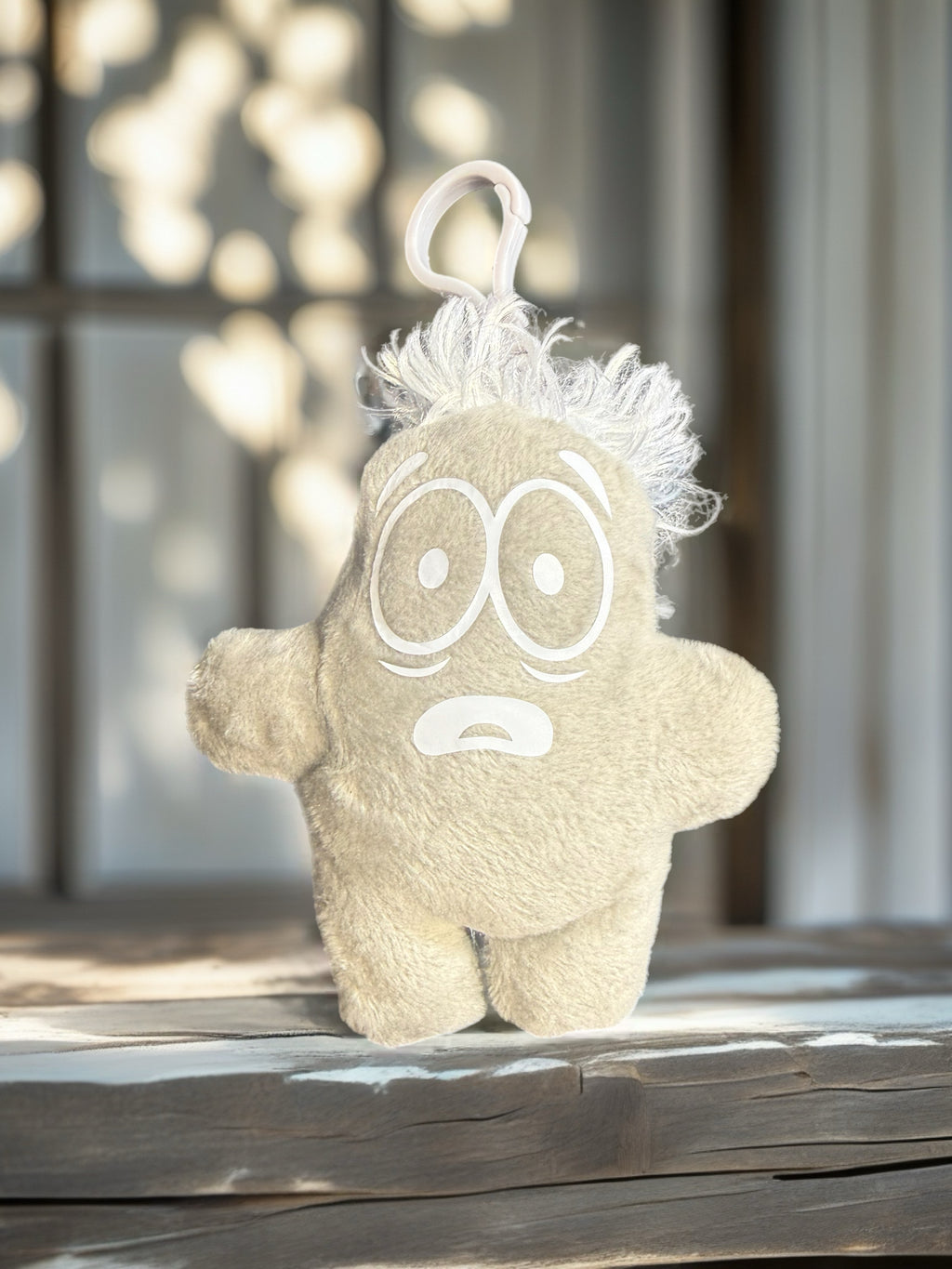 'Uggokin' Palm Monster Plush Keychain- Worried
