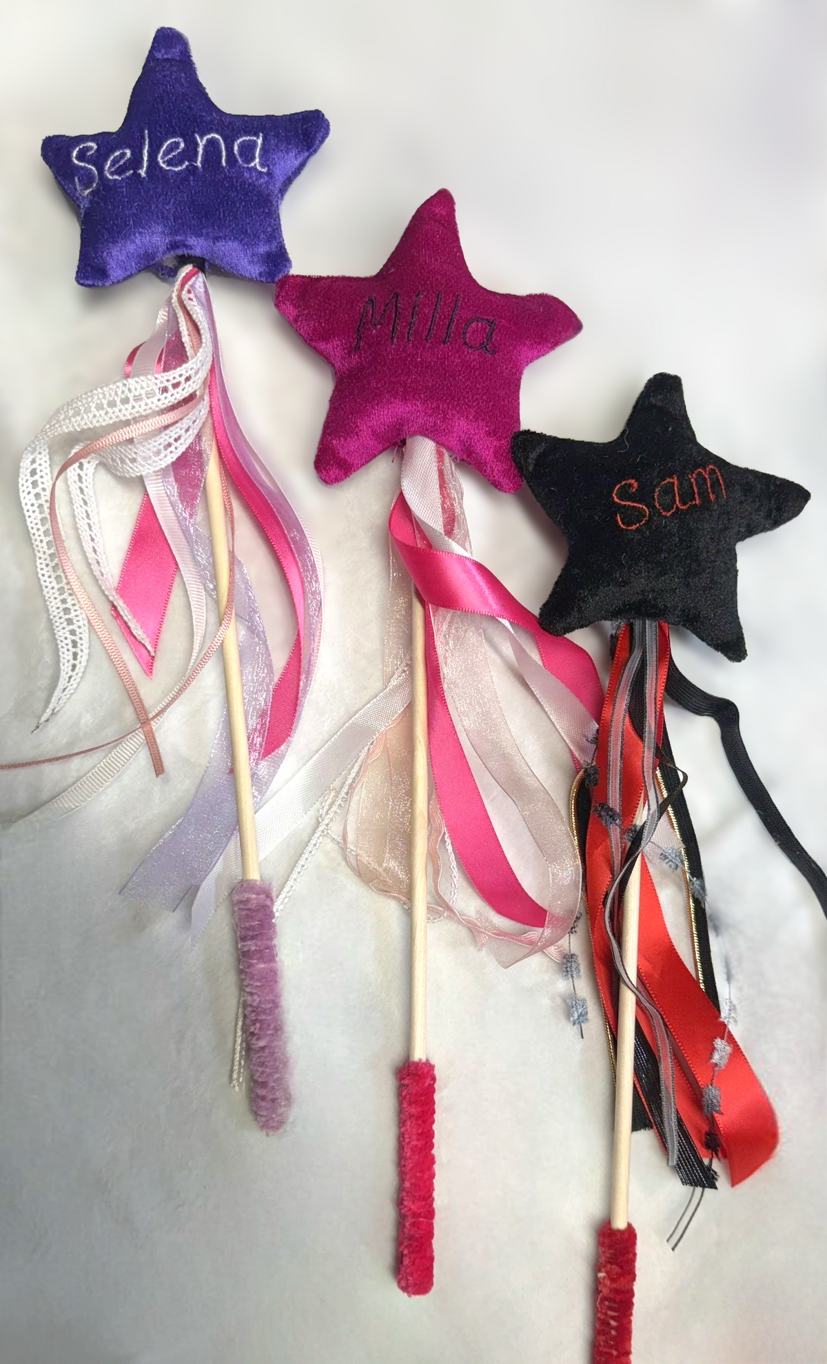 Personalized Fabric Wands