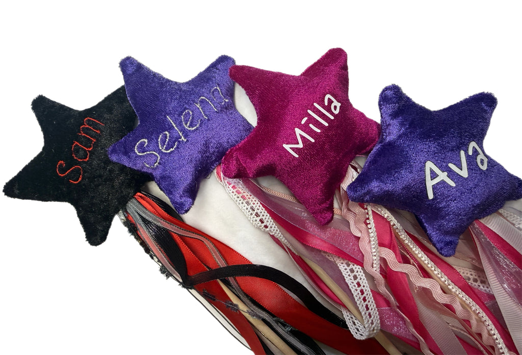 Personalized Fabric Wands