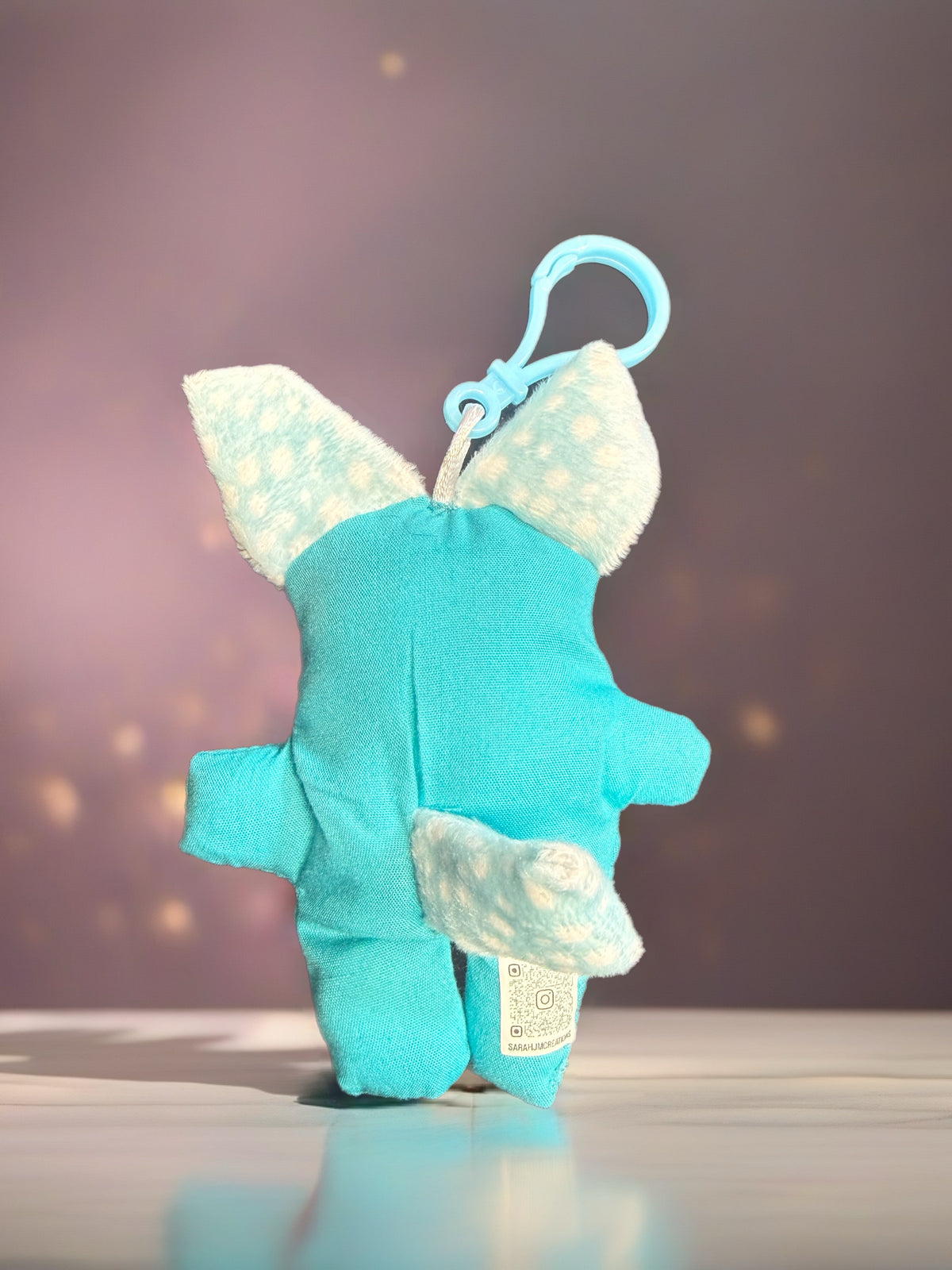 'Uggokin' Palm Monster Plush Keychain- Poke-dot Dog