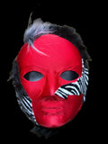 Cosplay Mask- Red Zebra