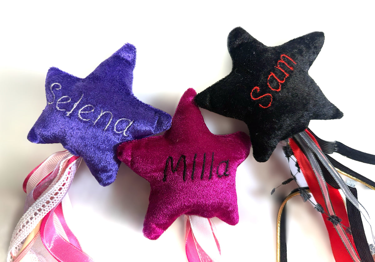 Personalized Fabric Wands