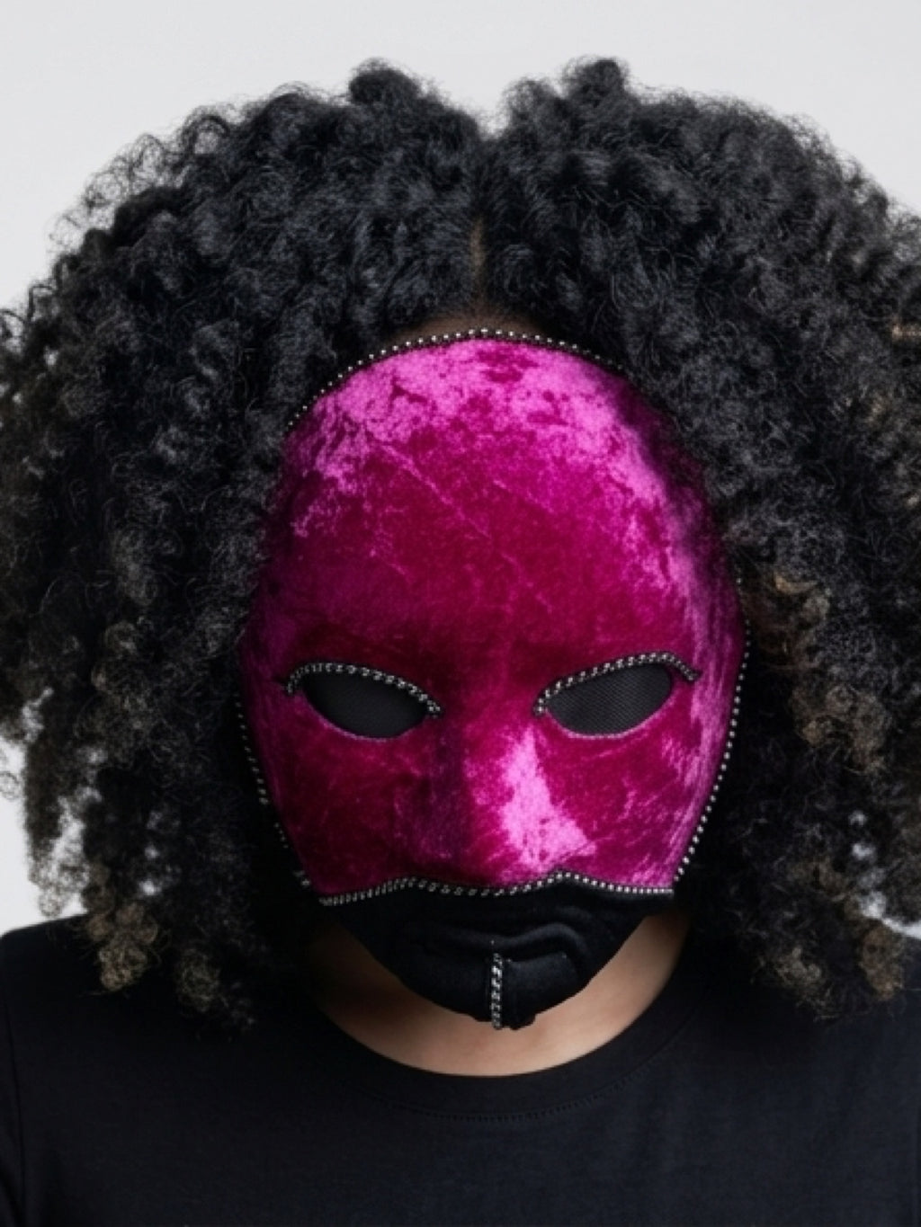 Cosplay Mask- Purple Velvet