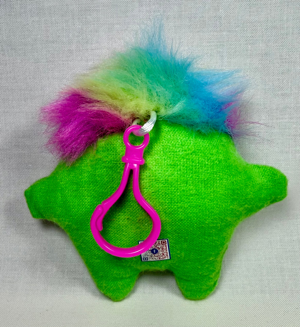 'Uggokin' Palm Monster Plush Keychain- Happy!