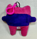 'Uggokin' Palm Monster Plush Keychain- Pattern Dude