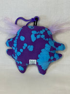 'Uggokin' Palm Monster Plush Keychain- Purple Clown