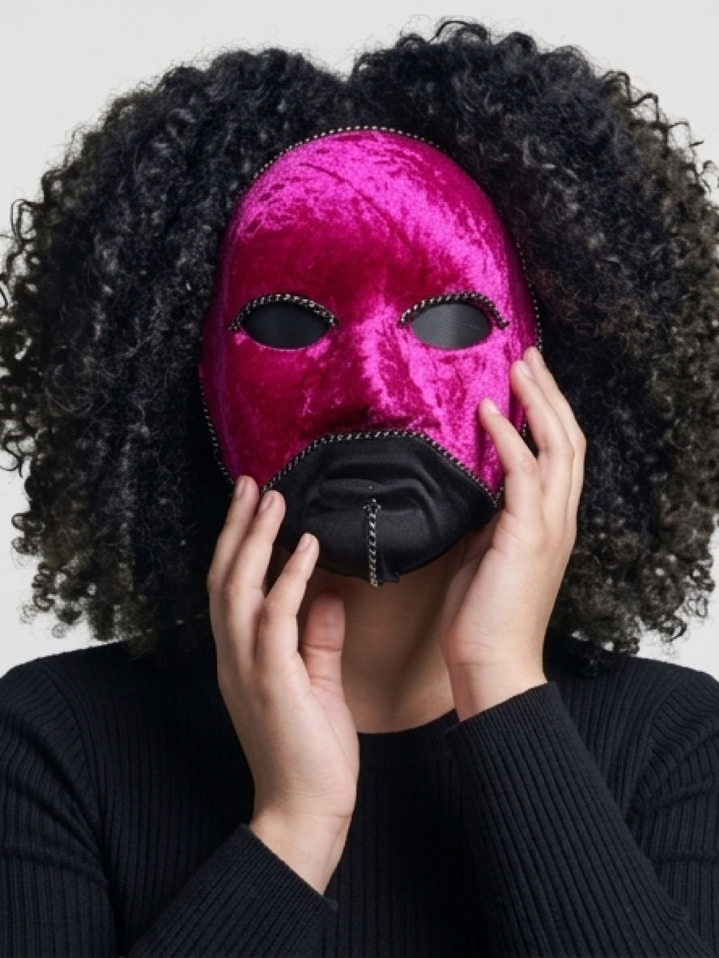 Cosplay Mask- Purple Velvet