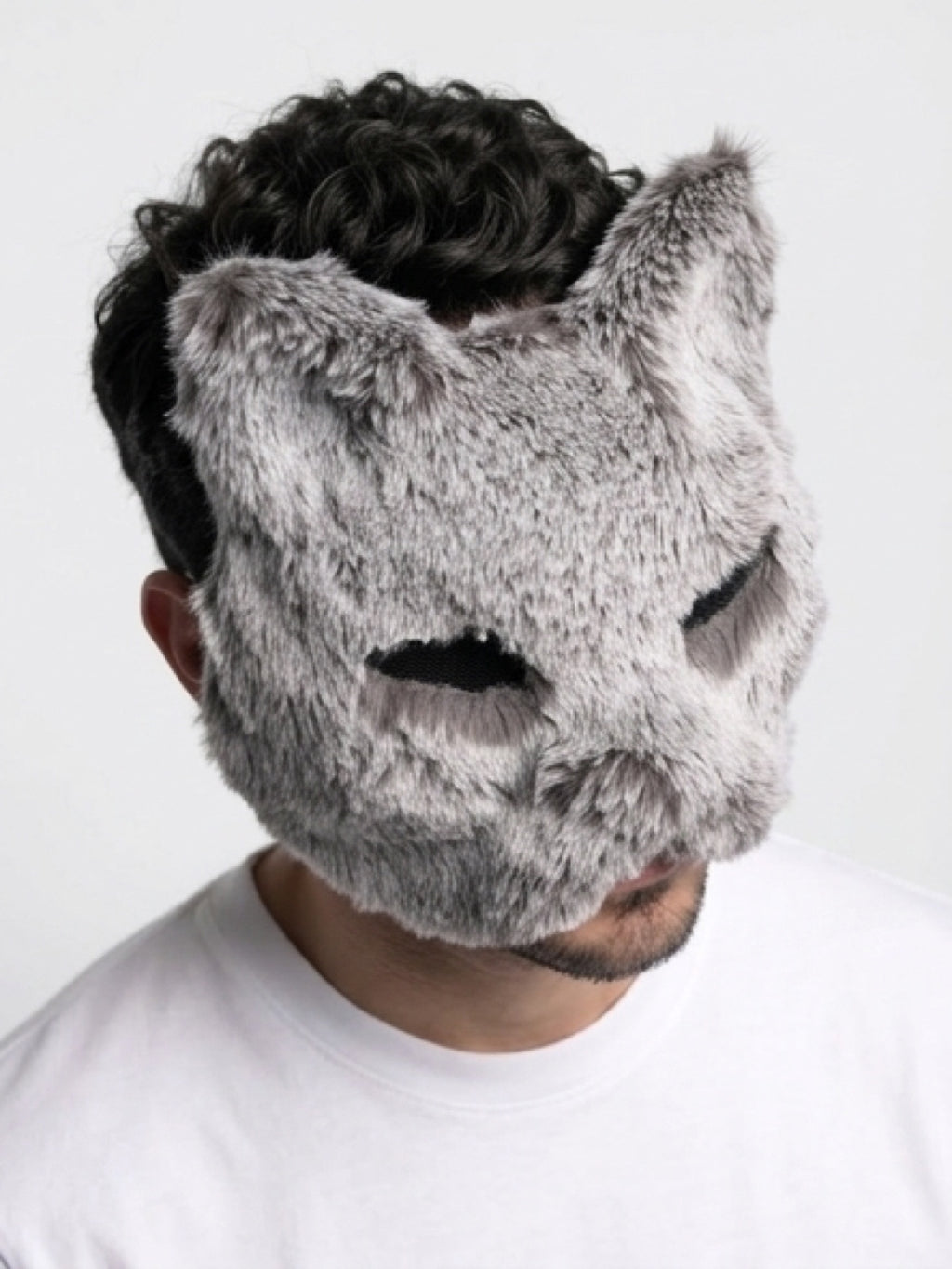 Cosplay Mask- Furry Gray Fox
