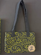 My Mini & Me Yellow Spiral Quilted Bags (Sm)