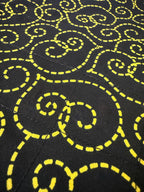My Mini & Me Yellow Spiral Quilted Bags (Sm)