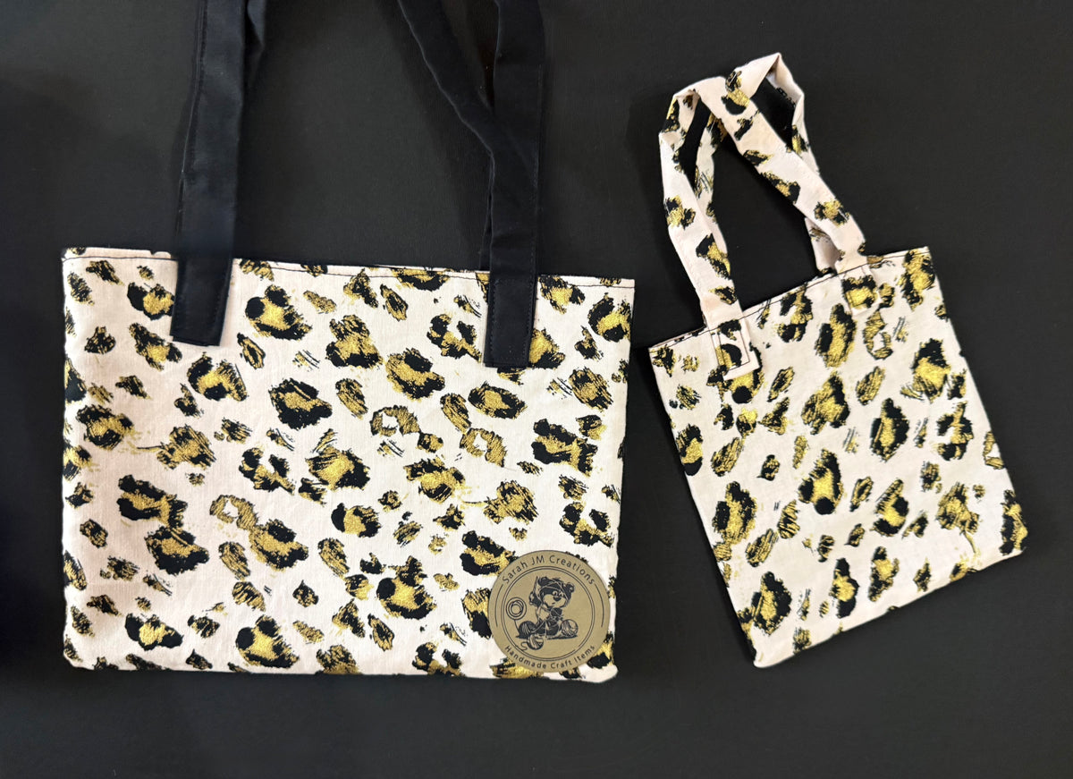 My Mini & Me Pink Cheetah Bags (Sm)