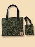 My Mini & Me Yellow Spiral Quilted Bags (Lrg)