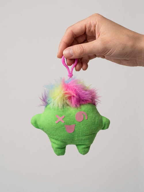'Uggokin' Palm Monster Plush Keychain- Happy!