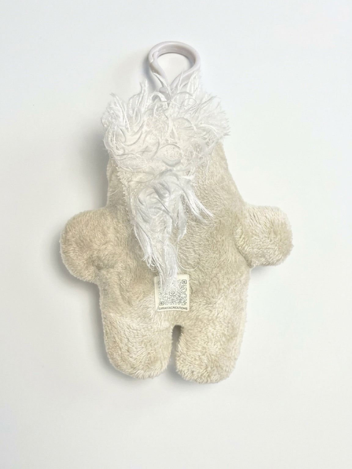 'Uggokin' Palm Monster Plush Keychain- Worried