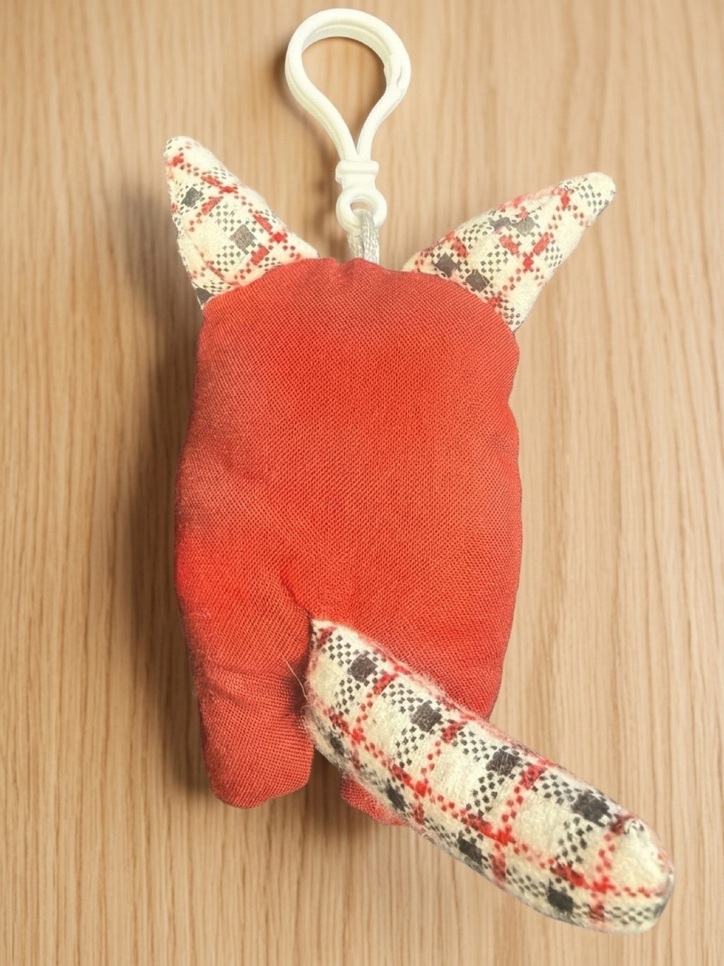'Uggokin' Palm Monster Plush Keychain- Plaid Cat