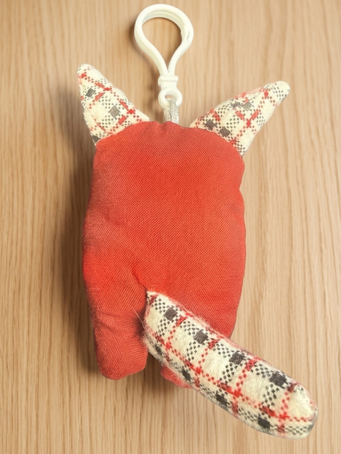 'Uggokin' Palm Monster Plush Keychain- Plaid Cat