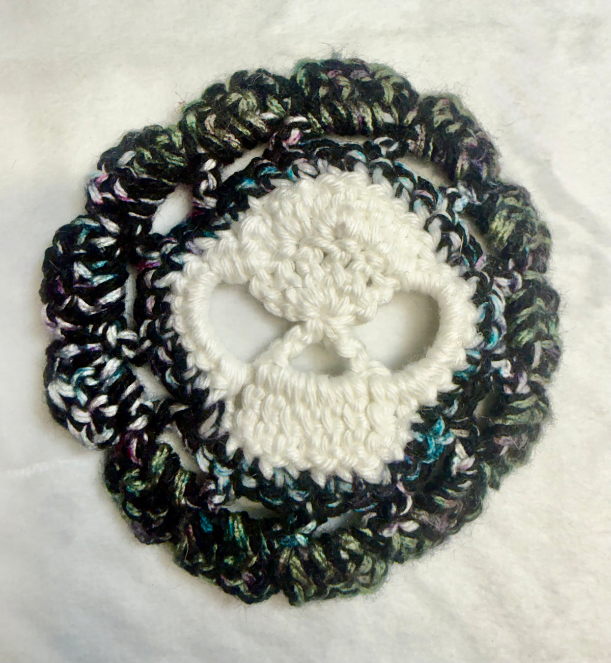 Crochet Glow-in-the-dark Coaster