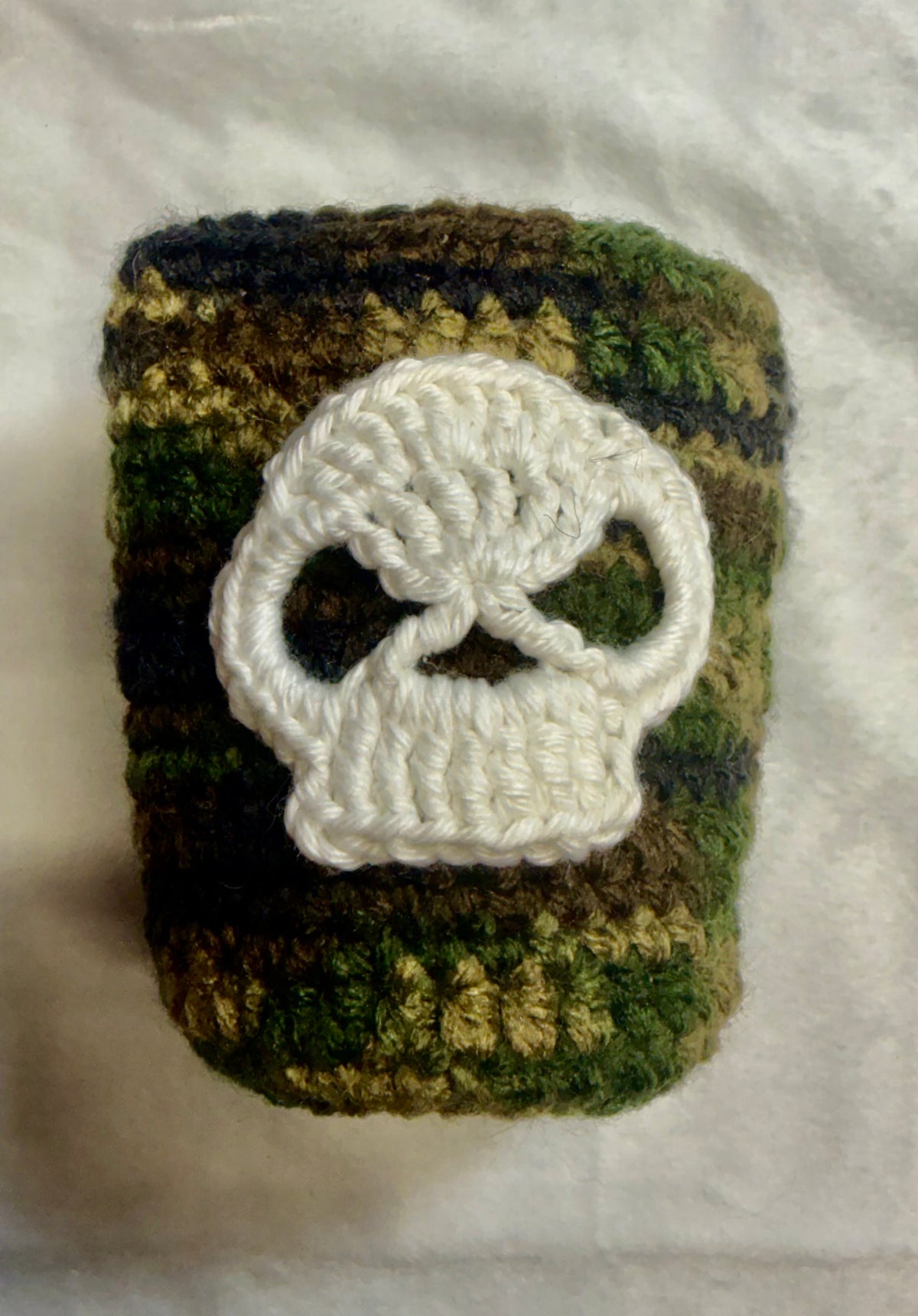 Crochet Glow-in-the-Dark Koozie