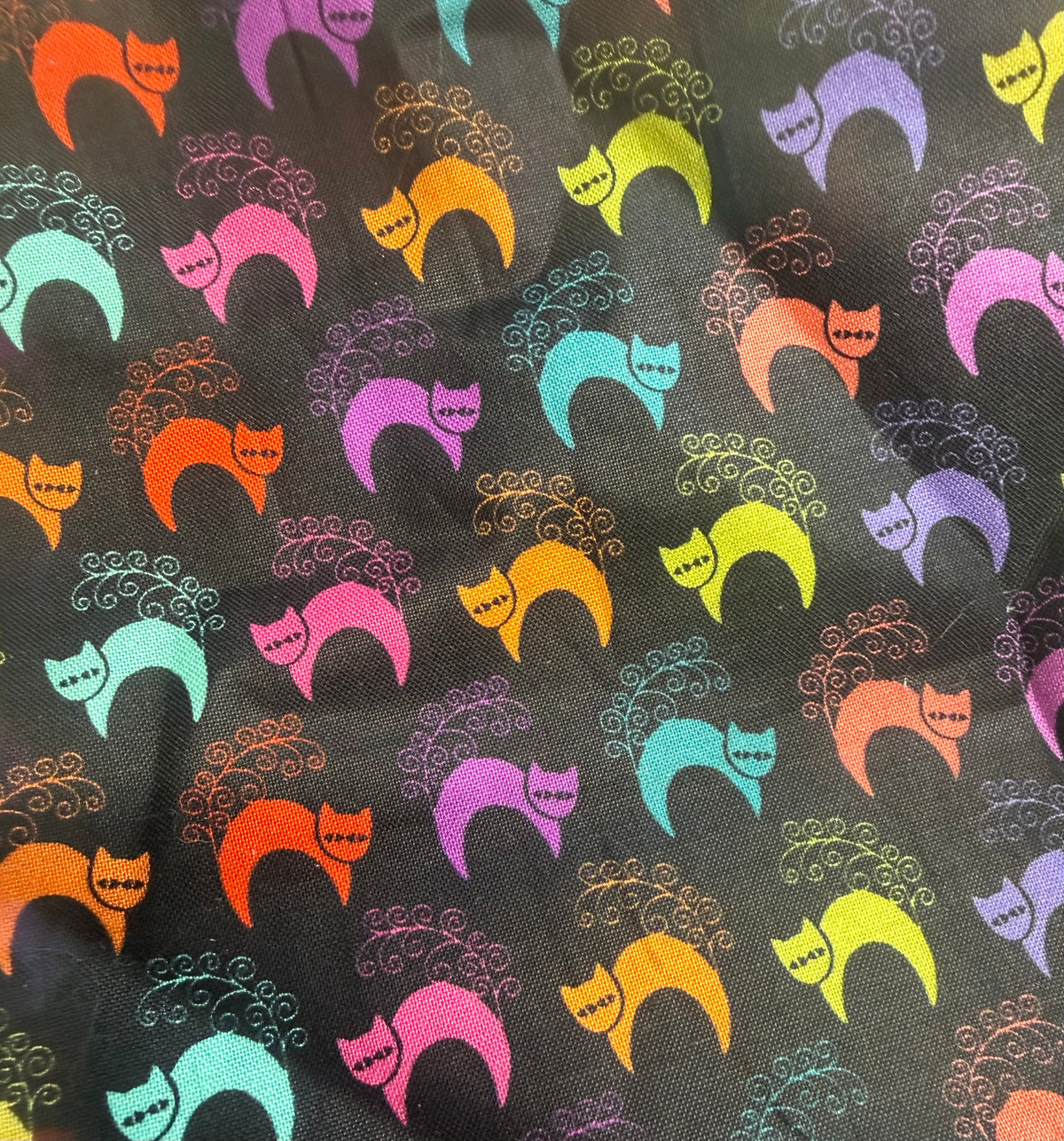 Personalized Mini Fabric Bag: Iron-on, Halloween/Fall