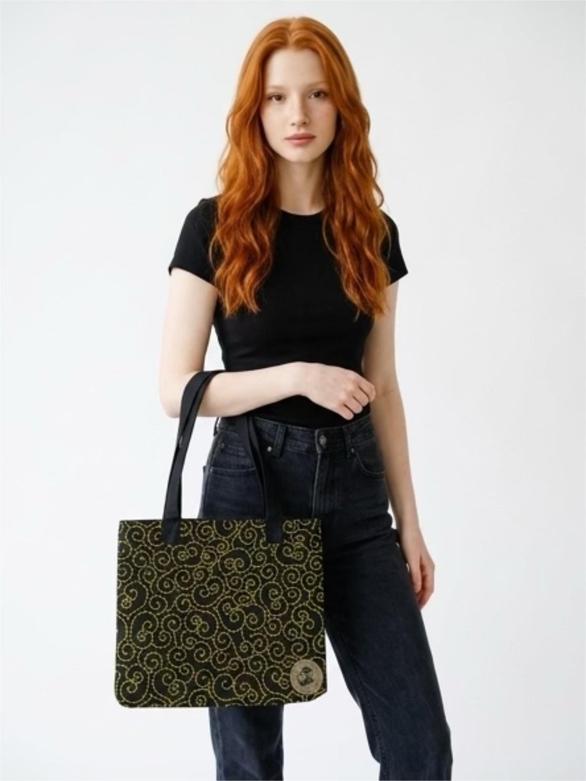 My Mini & Me Yellow Spiral Quilted Bags (Lrg)
